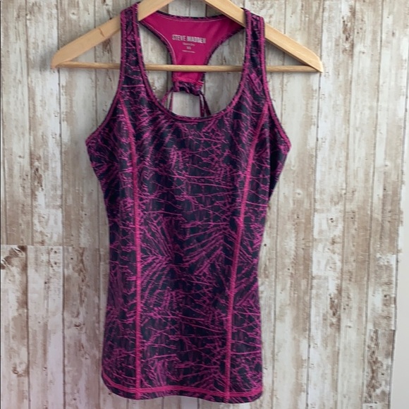 STEVE MADDEN work out top in black and pink - Picture 4 of 8